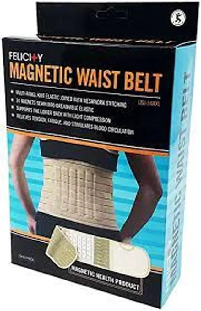 Alt view image 4 of 4 - Felicity Magnetic Waist Belt (Beige- Small)