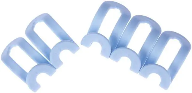 Main image of Hanger Hooks- Easy Hook Closet Organizer  - Blue - 5 Pack