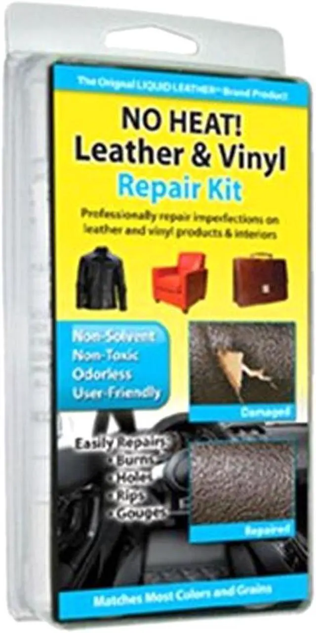 Main image of Liquid Leather No Heat Leather, Vinyl & Fabric Repair Kit- (30-122)