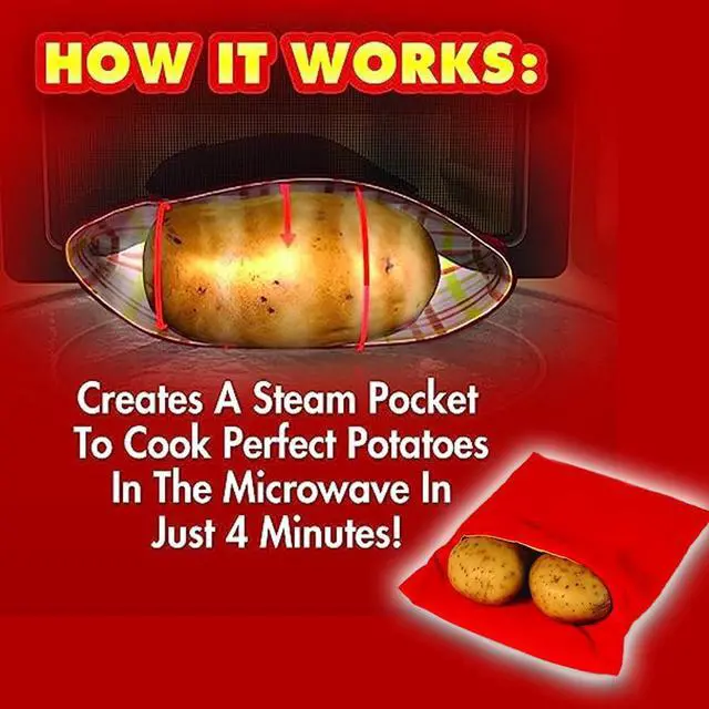 Alt view image 4 of 5 - Potato Express: The Ultimate Microwave Cooker for Potatoes and Veggies