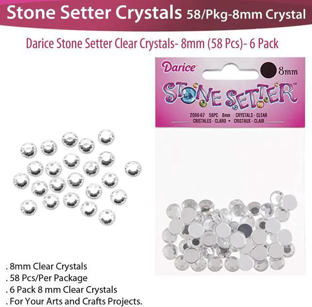 Alt view image 8 of 9 - Stone Setter Crystals 58/Pkg-8mm Crystal