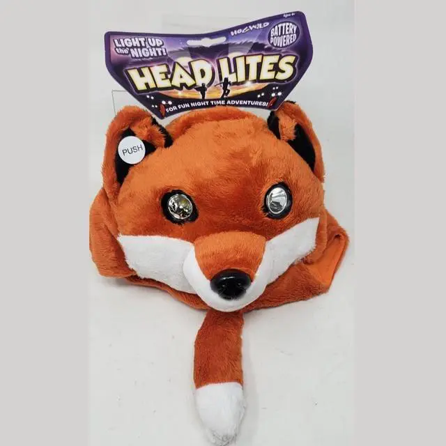 Alt view image 2 of 5 - Hog Wild Soft, Cuddly and Wearable Headlights (Fox)