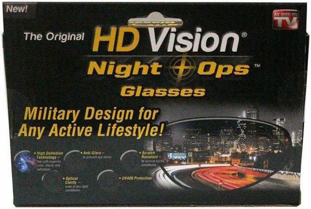 Alt view image 2 of 3 - HD Vision Night Ops Lenses Sunglasses- Unisex- Adult- Black
