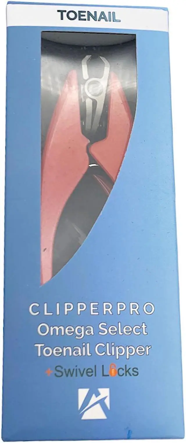 Alt view image 2 of 6 - CLIPPERPRO 2.0 Toenail Clipper w/ Swivel Head and Lock Red