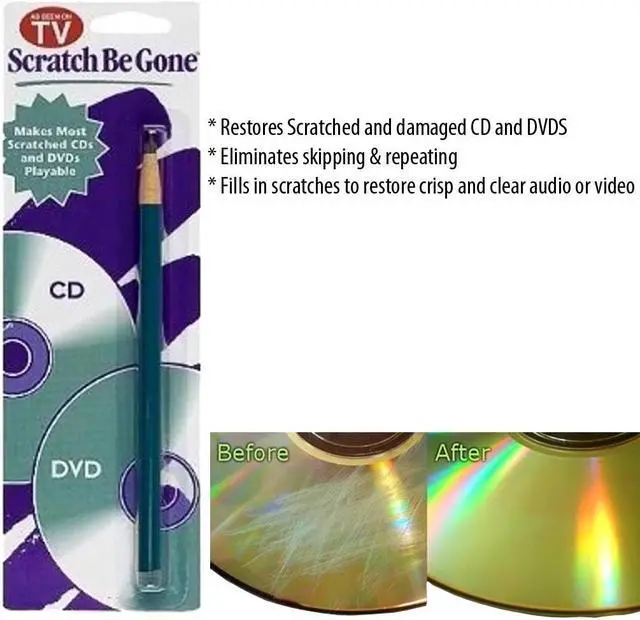 Alt view image 3 of 3 - Scratch Be Gone CD/DVD Scratch Remover