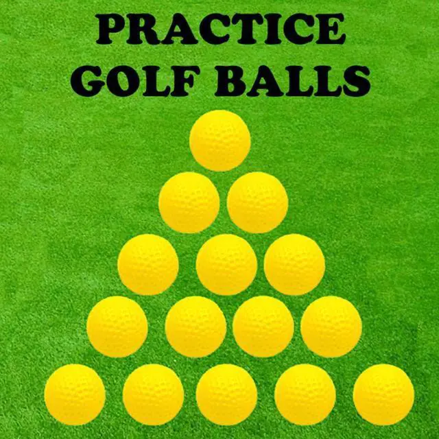Alt view image 2 of 3 - High-Quality Practice Golf Balls - Pack of 15 for Your Training Needs
