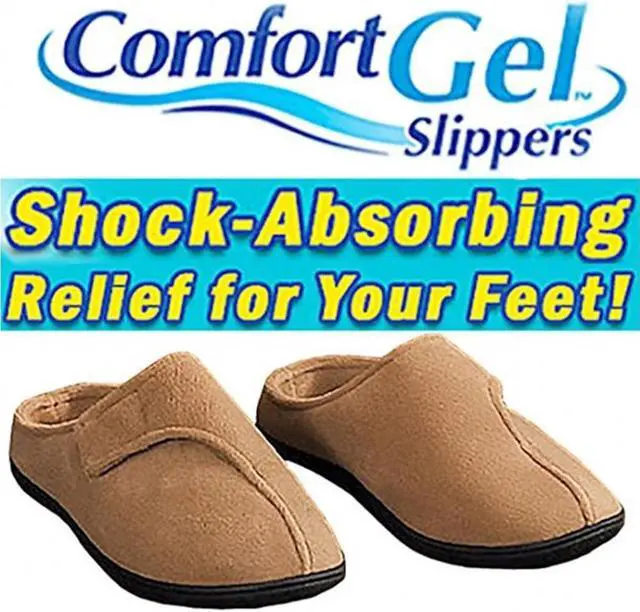 Alt view image 2 of 3 - Comfort Gel Slippers - Soft, Supportive, and Stylish Indoor Footwear (Large)