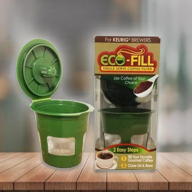 Alt view image 2 of 4 - Perfect Pod Eco-Fill Refillable Capsule for K-cup Brewers - 4 Pack