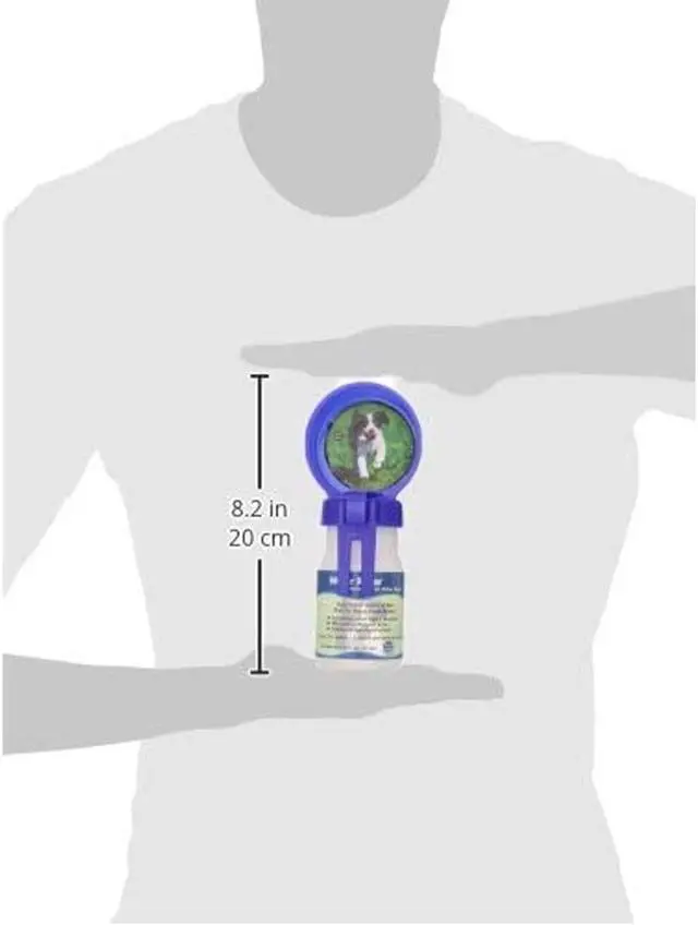 Alt view image 3 of 7 - Water Rover Smaller 3.5-inch Bowl and 8 Ounce Bottle, Blue