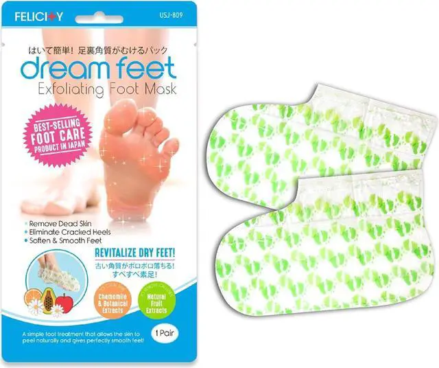 Alt view image 2 of 3 - Dream Feet Exfoliating Foot Mask (One Pair) by US Jaclean
