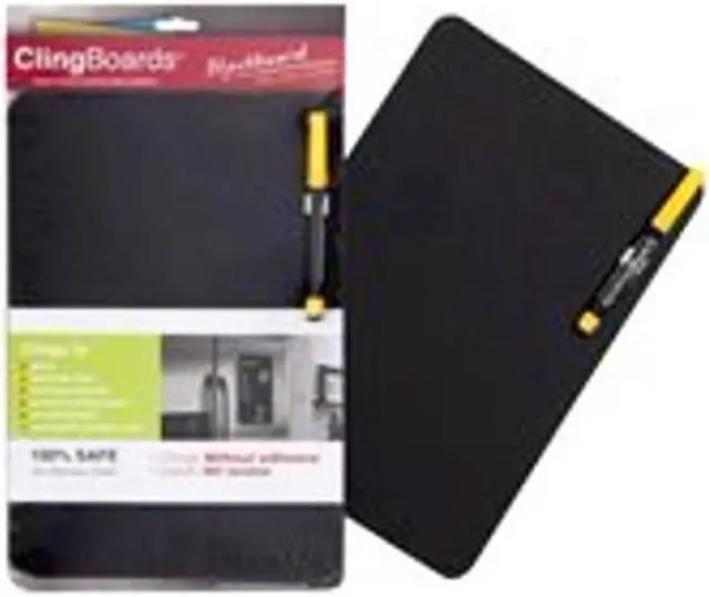 Alt view image 6 of 7 - Clingboard Blackboard- Small/Medium- Black