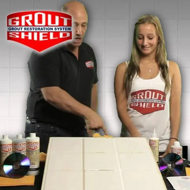 Alt view image 2 of 6 - Grout Shield GS8IWH 8-Ounce Color Seal Kit, White