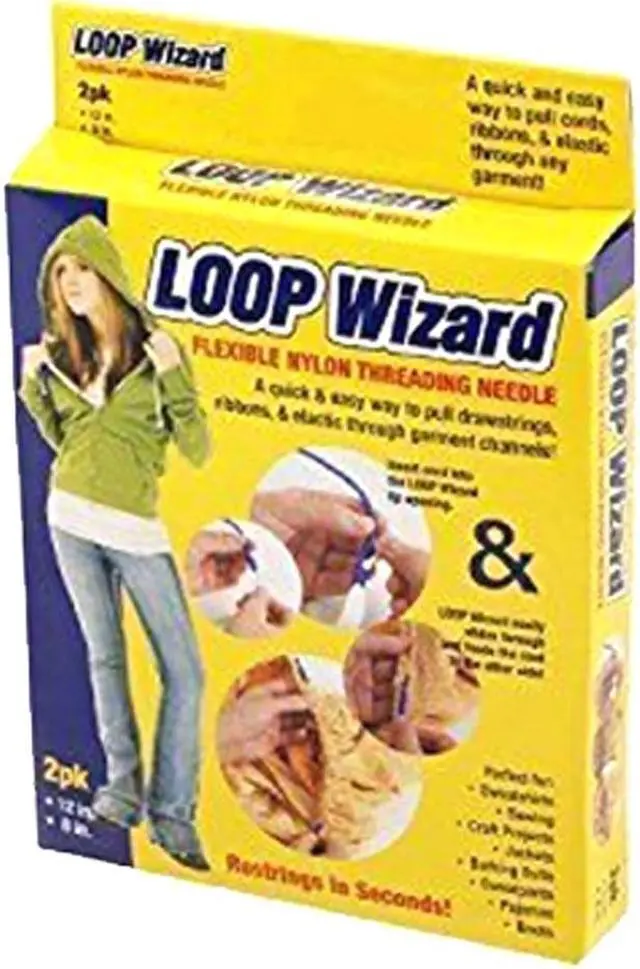 Alt view image 2 of 3 - Loop Wizard Flexible Nylon Threading Needle - 2 count