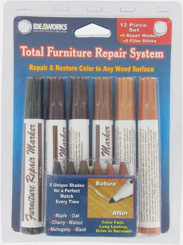 Alt view image 2 of 4 - 12-Piece Furniture Repair Markers & Crayons Set