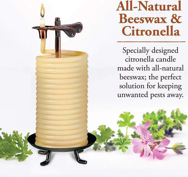 Alt view image 2 of 5 - Eclipse Candle by the Hour - 80 Hour Citronella Bees Wax Candle Refill