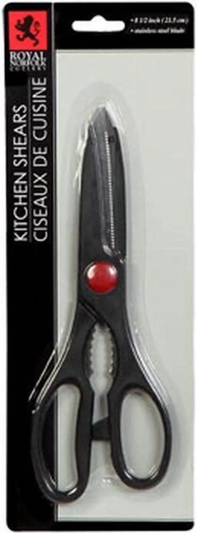 Main image of 8.5" Kitchen Shears  - 3.5" Stainless Steel Blade Chef Cook