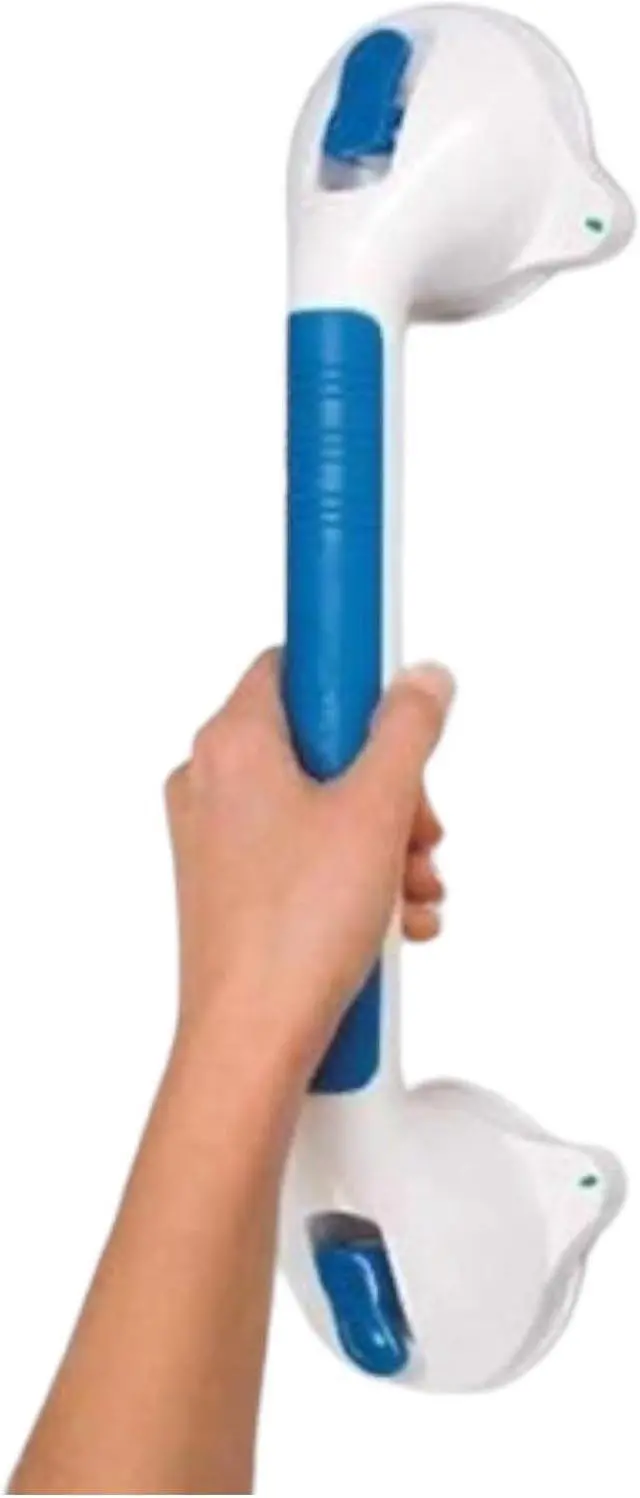 Alt view image 3 of 6 - Strong Suction Ultra Grip Bathroom Shower Wall 16" Suction