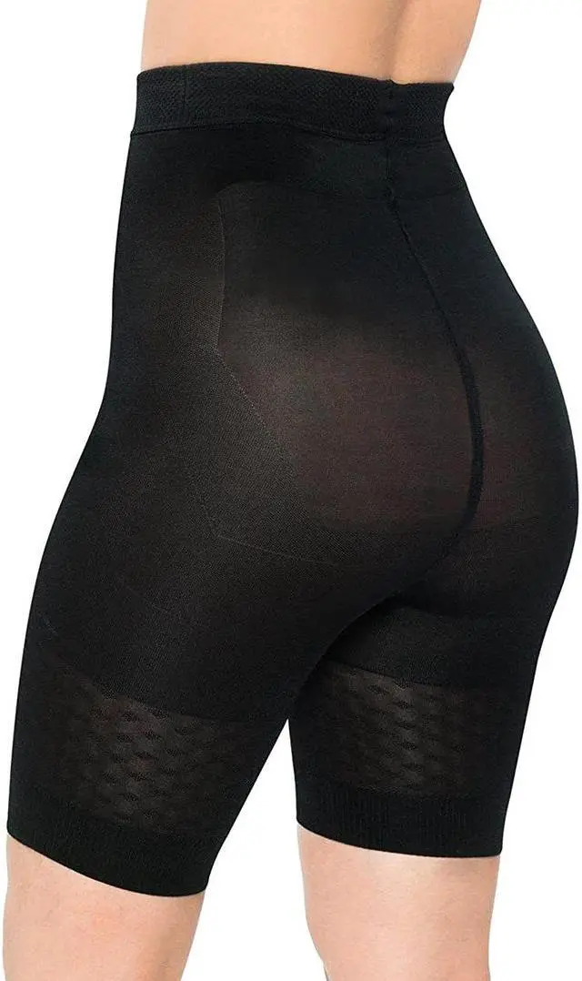 Alt view image 2 of 5 - Comfia Shapewear Shorts - Seamless Comfort and Slimming Support (Large, Black)