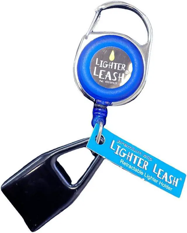 Alt view image 2 of 4 - Premium Lighter Leash Retractable Lighter Holder - Assorted Colors - 10 Pack