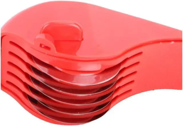 Alt view image 4 of 6 - Red Ultimate Super Slicer  5-Blade Rolling Wheel for Herbs and Noodles
