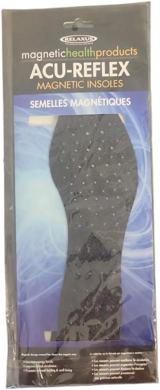 Alt view image 2 of 2 - Relaxus Magnetic Insoles for Men - Acu Reflex Technology (1 Pair)