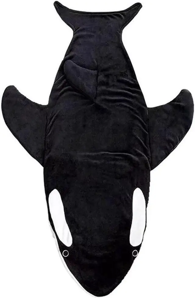 Alt view image 2 of 6 - Snuggie Tails Blanket - Whale - Deluxe