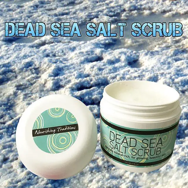 Alt view image 2 of 5 - Dead Sea Salt Scrub for Glowing Skin infused , 4 fl. oz