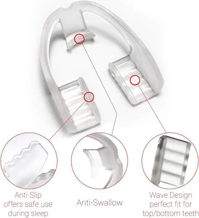 Alt view image 2 of 5 - Dental Mouth Guard - Teeth Grinding Guard