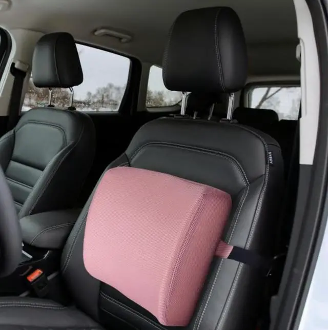 Alt view image 2 of 7 - PharMeDoc  Lumbar Support Cushion- PINK