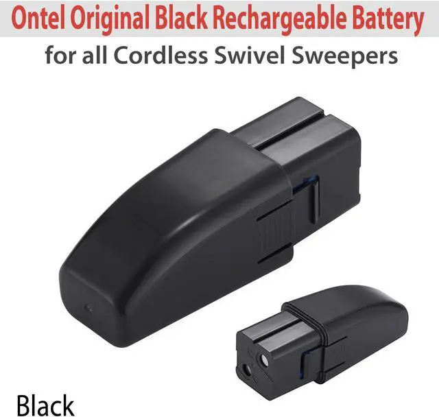 Alt view image 3 of 4 - Ontel Universal Black Rechargeable Battery for Cordless Swivel Sweepers