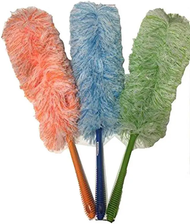 Alt view image 2 of 4 - Chenille Microfiber Yarn Dusters - Versatile Cleaning Tools (3-Pack)