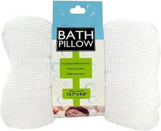 Alt view image 5 of 7 - Soft Cloth Bath Pillow with Suction Cups