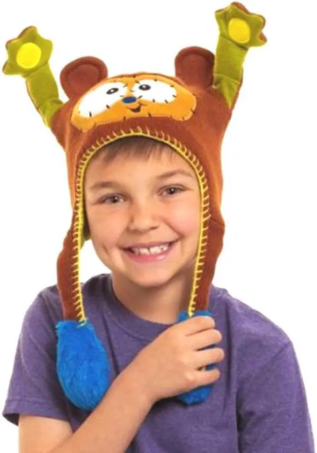 Main image of Flipeez Peek-a-Boo Monkey Action Hat
