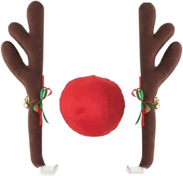 Alt view image 2 of 5 - Novelty Reindeer Car Decorating Kit  Festive Holiday Fun