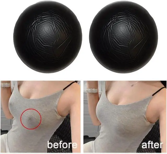 Alt view image 2 of 2 - Silicone Nipple Cover - Black