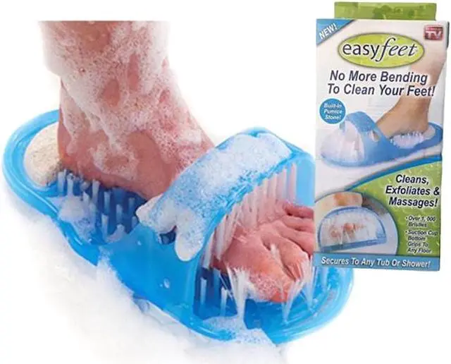 Alt view image 11 of 13 - EASY FEET foot cleaning system ~ Cleans, Exfoliates & Massages ~ As Seen on TV >