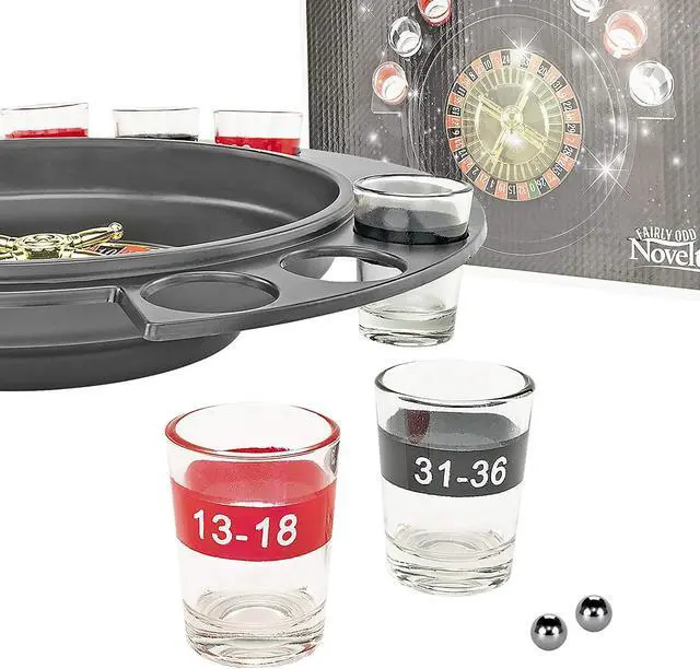 Alt view image 2 of 5 - Roulette O - 6 Glass Drinking Shot Game