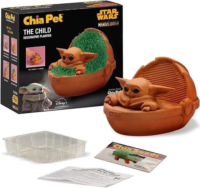 Alt view image 2 of 4 - Chia Pet Planter - Star Wars Yoda the Child