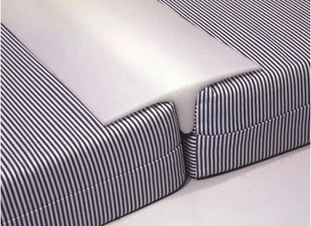 Alt view image 2 of 6 - Foam Bed Bridge  Fill the Gap for Seamless Sleeping (10"x3"x78")