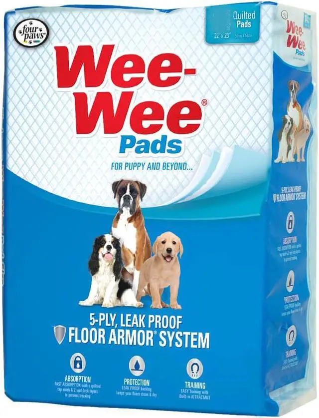 Alt view image 2 of 7 - Four Paws Wee Wee Pads for Standard and Little Dogs, 36 Count