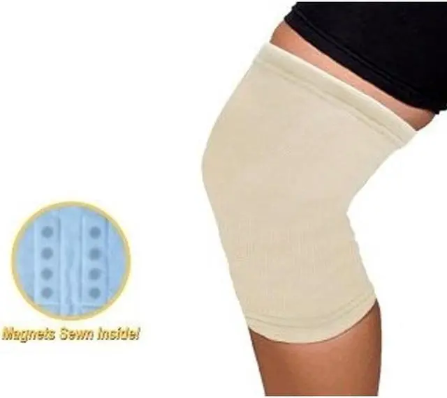 Alt view image 5 of 5 - Daiwa Felicity Magnetic Knee Supporter (Beige- LARGE)