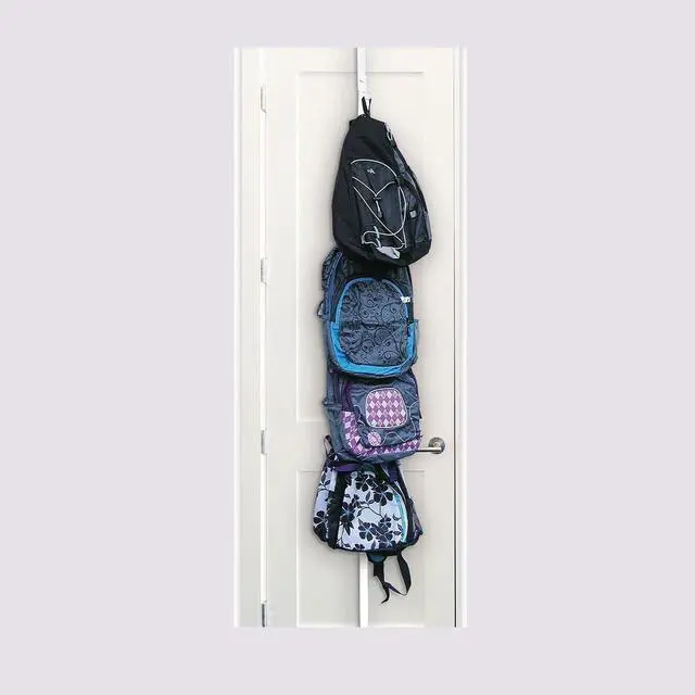 Alt view image 2 of 6 - Ideaworks Multipurpose Overdoor Organizer White JB6271