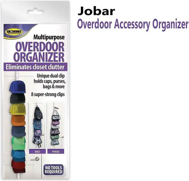 Alt view image 3 of 6 - Ideaworks Multipurpose Overdoor Organizer White JB6271
