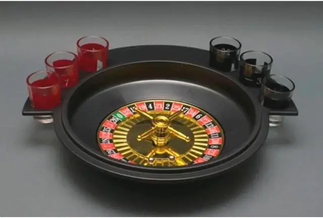 Alt view image 5 of 5 - Roulette O - 6 Glass Drinking Shot Game