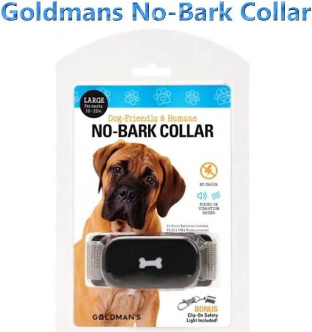 Alt view image 6 of 6 - Goldman's Large Dog-Friendly No-Bark Collar - Large (13-22 in.)
