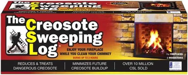 Main image of Creosote Sweeping Log - Easy Solution for Clean Chimneys