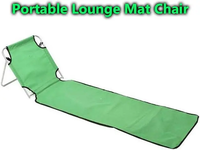 Alt view image 2 of 5 - Portable Lounge Mat Chair (Green)