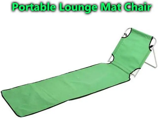 Alt view image 3 of 5 - Portable Lounge Mat Chair (Green)