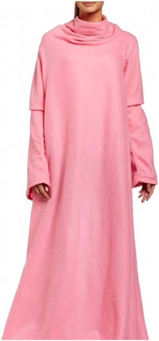 Alt view image 2 of 4 - Cuddlee Blanket With Sleeves- Fleece Blanket (Hot Pink)