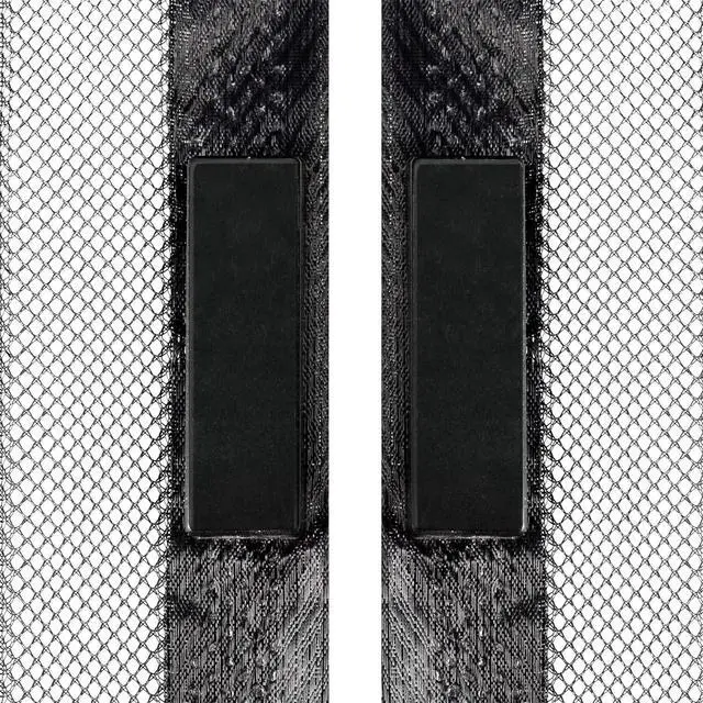 Alt view image 4 of 5 - Insta-Screen Double Garage Door Screen - 16' x 7' Mesh